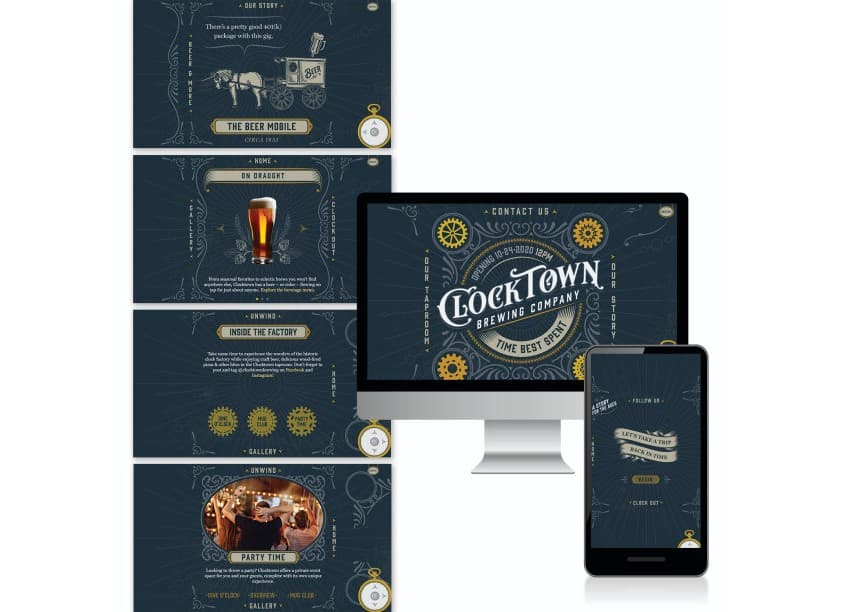 Clocktown Brewing Company Website