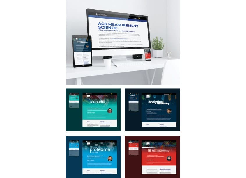 ACS Measurement Science — Website & UX/UI Design — by ACS Publications/CreativeLab — 2020 GDUSA award winner