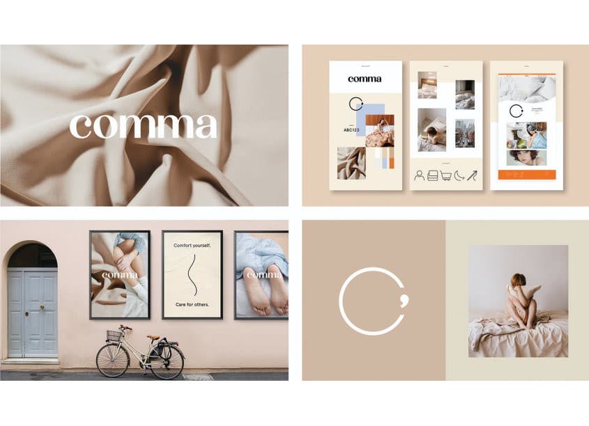 Comma Home Brand Identity