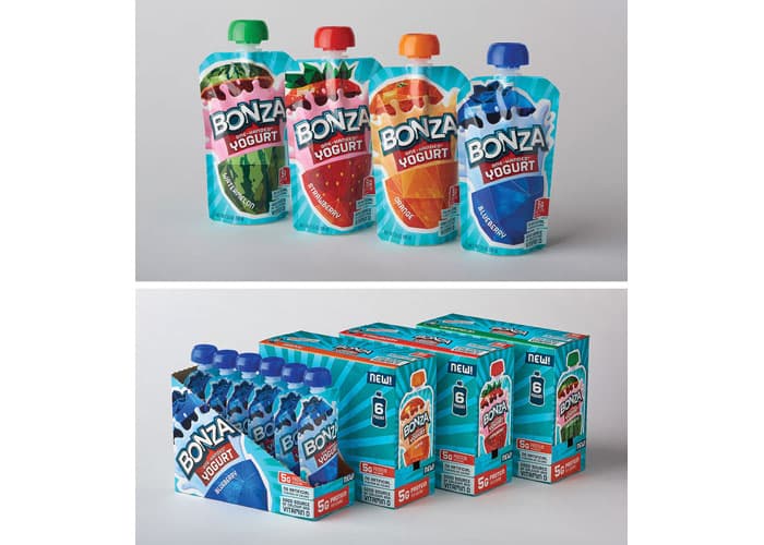 Bonza Kids Yogurt Packaging
