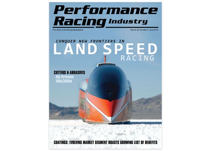 June 2015 PRI Magazine Cover - Land Speed Racing