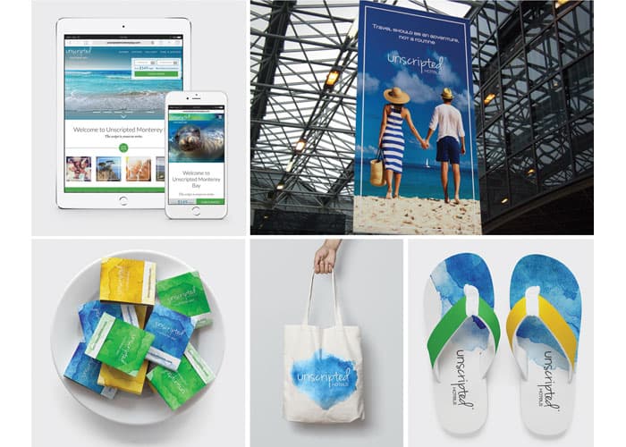 Unscripted Hotels Brand Identity System
