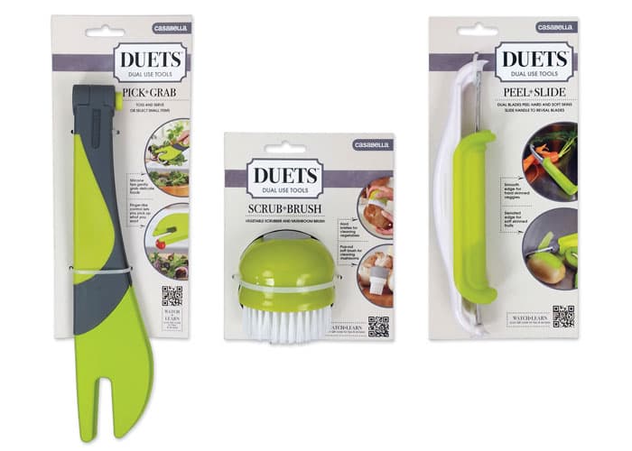 Duets - Dual Use Kitchen Tools Package Design