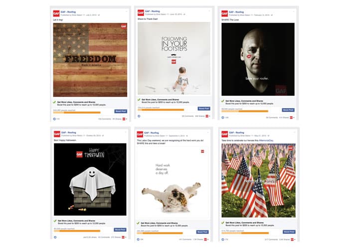 Facebook Holiday Posts