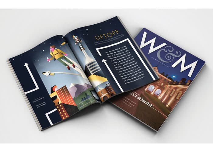 Liftoff - W&M Alumni Magazine Article, Winter 2016