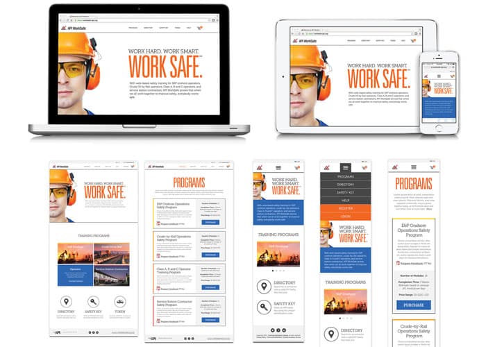 API WorkSafe 2.0 Website