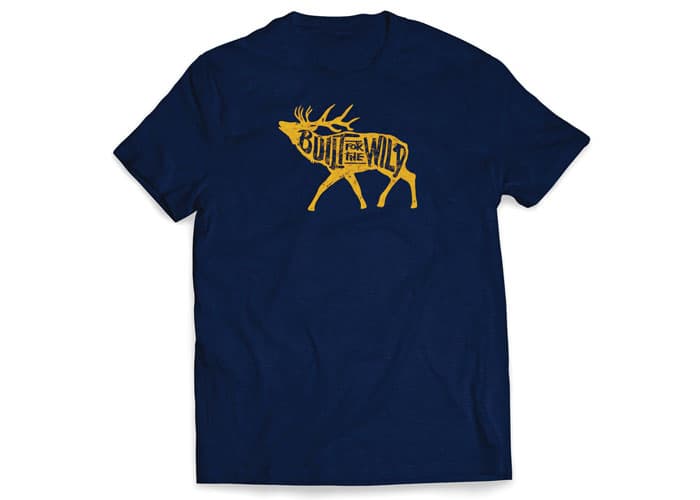 Built For The Wild Bugling Elk Tee
