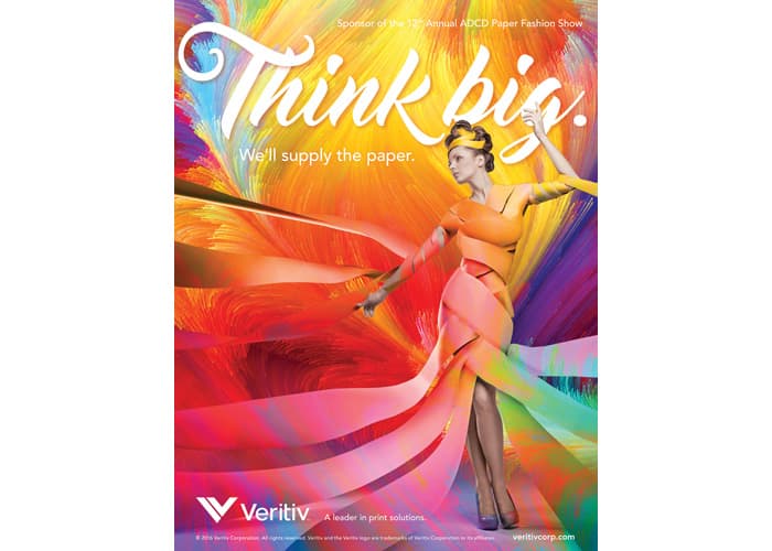 Veritiv ADCD Paper Fashion Show Ad