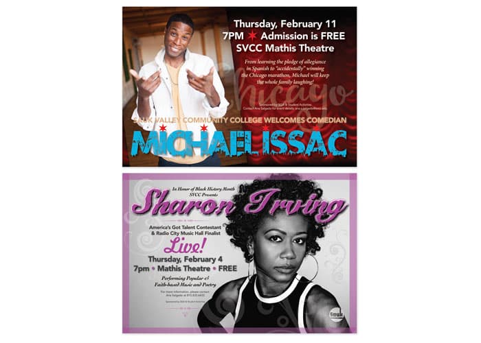 Sauk Valley Community College Event Posters