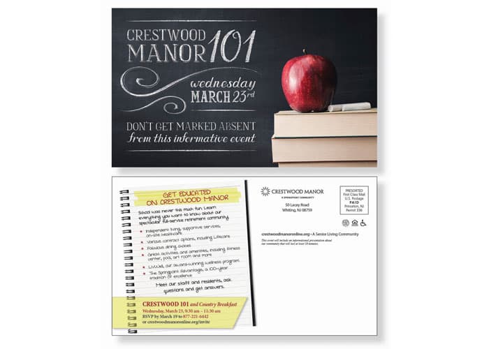 Crestwood Manner 101 Direct Mail