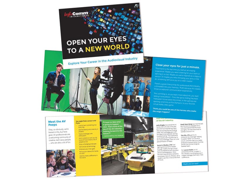 Open Your Eyes . . . Careers Brochure