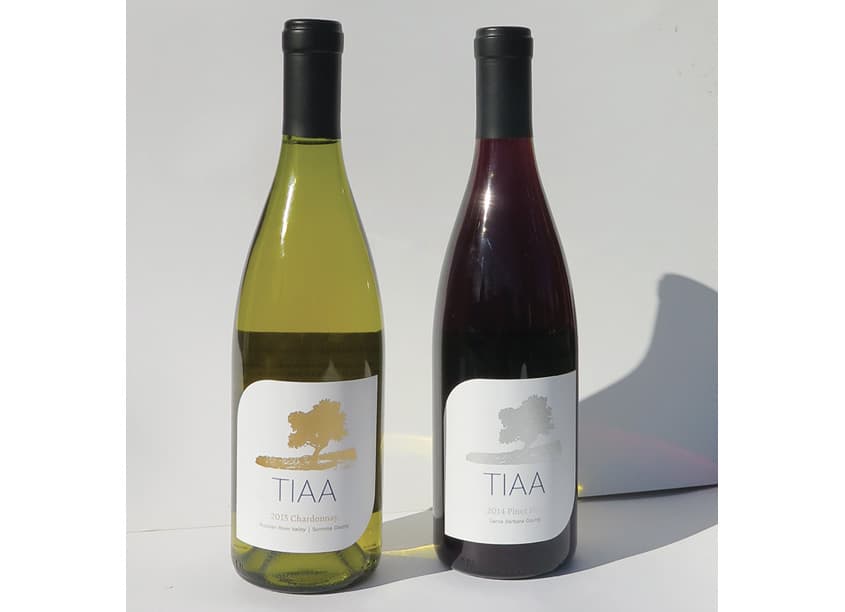 TIAA Wine Label