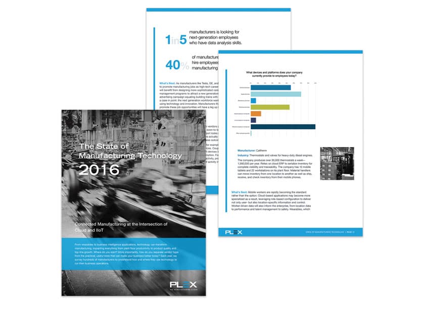 The State of Manufacturing Technology Report 2016
