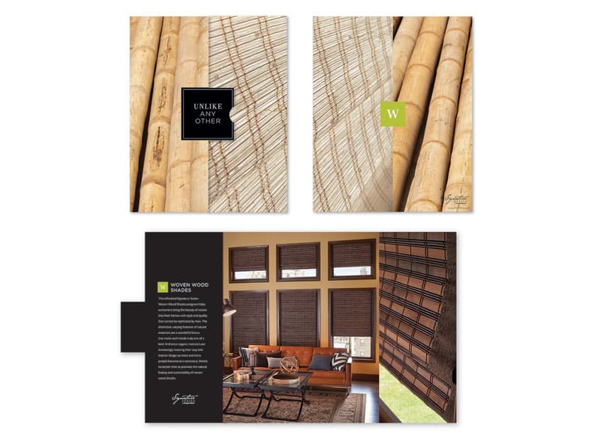 Signature Series Woven Wood Shades Launch Kit