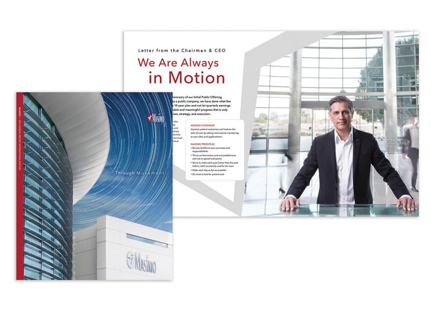 Masimo 2016 Annual Report: Through Movement