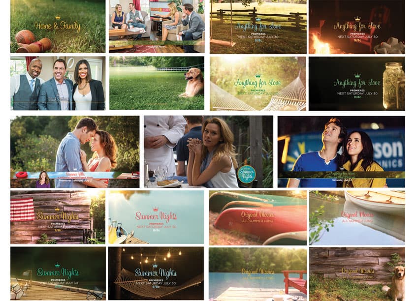 Hallmark Channel’s Summer Nights On-Air Promotion Graphics