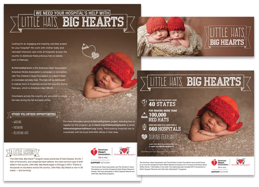Little Hats, Big Hearts Promotional Brochure