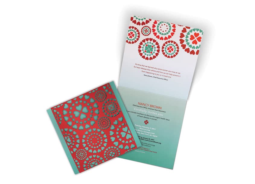 Go Red For Women Luncheon Invitation