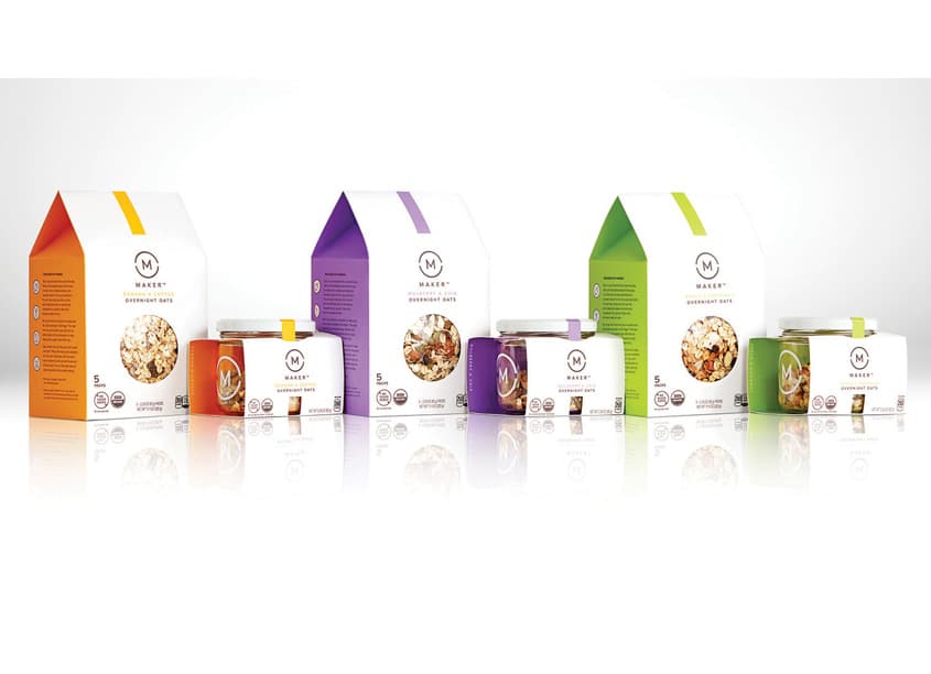 Maker Overnight Oats — Package Design — by PepsiCo Design & Innovation — 2018 GDUSA award winner