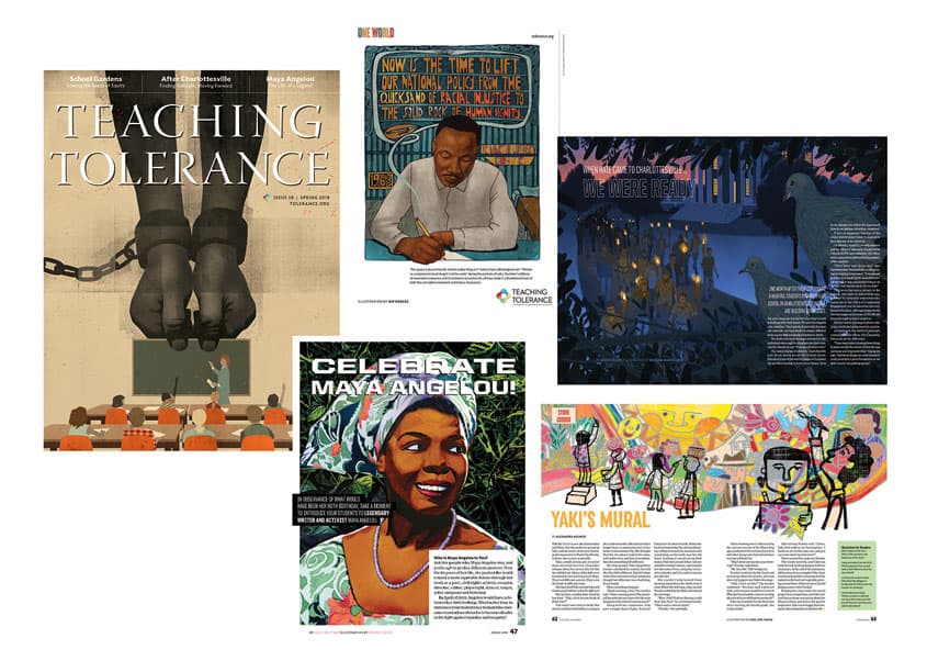 Teaching Tolerance Issue 58 — Publications & Newsletters design — by Southern Poverty Law Center — 2018 GDUSA award winner