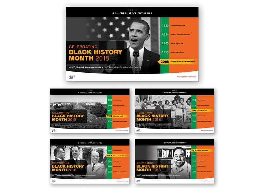 Celebrating Black History Month Posters