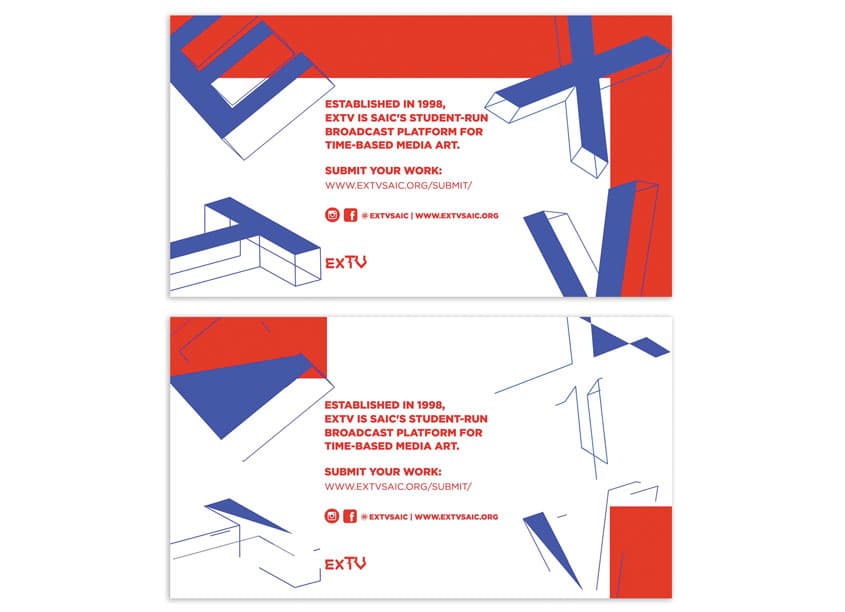 EXTV Advertisement — Animation, Video & Motion design — by School of the Art Institute Chicago (SAIC), IRFM Creative — 2018 GDUSA award winner