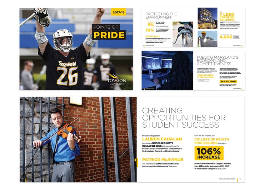 Towson University Points of Pride Booklet