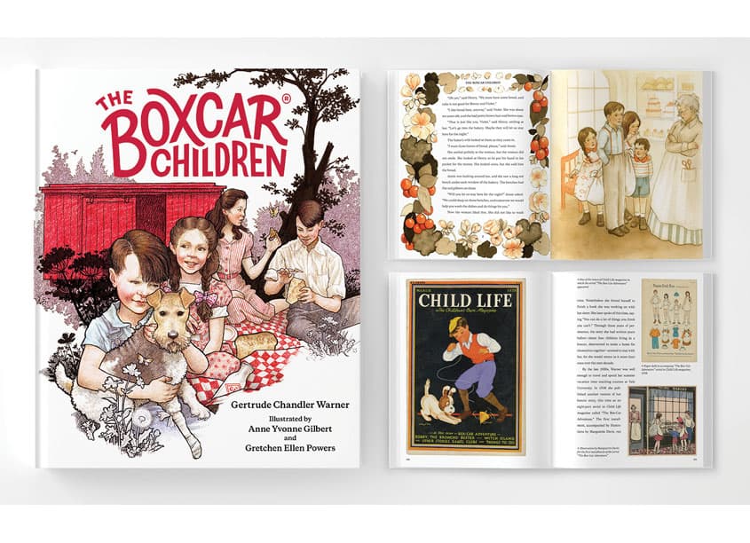 The Boxcar Children Fully Illustrated Edition — Publications & Newsletters design — by Albert Whitman & Company — 2018 GDUSA award winner