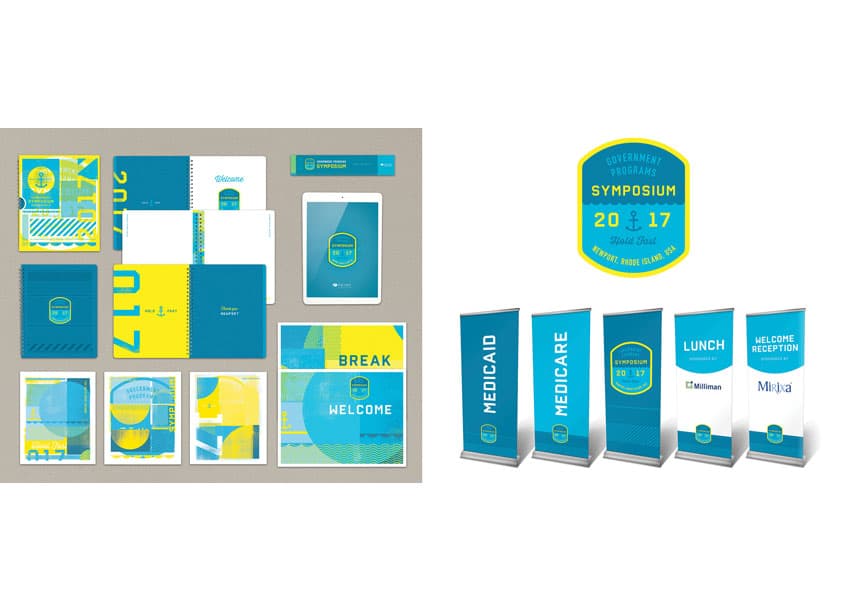 Government Programs Symposium Event Identity — Branding + Identity Programs design — by Prime Therapeutics — 2018 GDUSA award winner