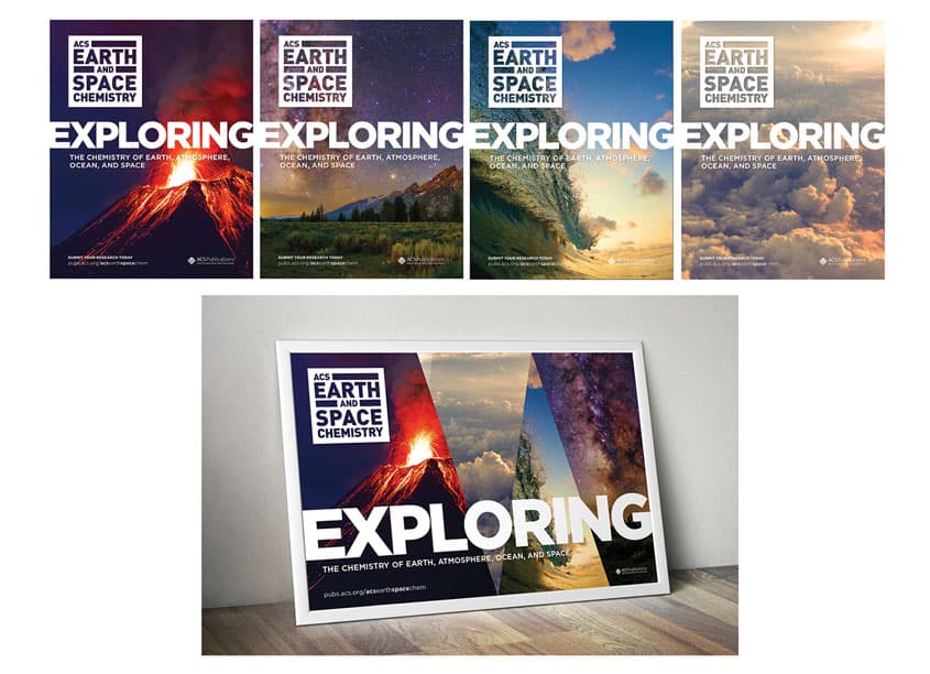 ACS Earth & Space Chemistry Launch — Advertising + Ad Campaigns design — by ACS Publishing — 2018 GDUSA award winner