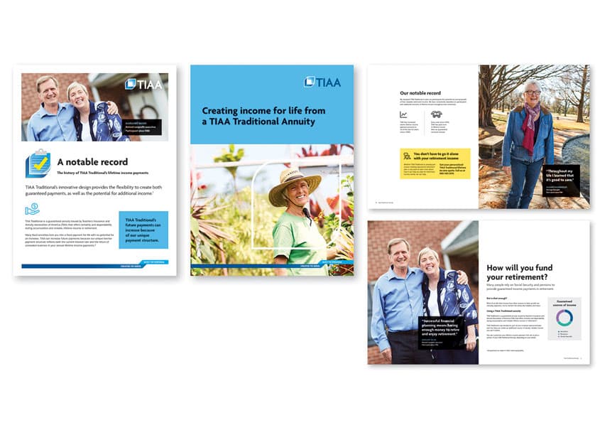 TIAA Traditional Brochure and Flyer