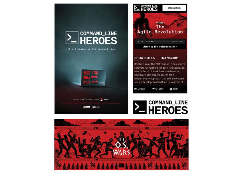 Command Line Heroes Branding