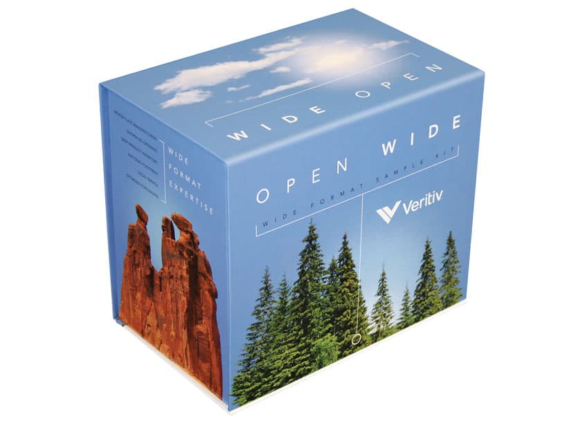 Veritiv Wide Format Kit — Sales & Self Promotion design — by Veritiv Brand Marketing — 2018 GDUSA award winner