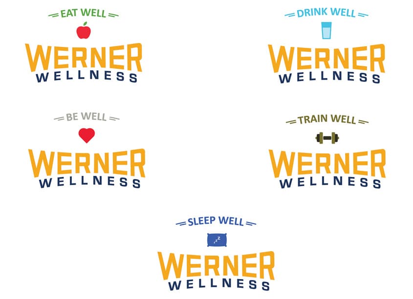 Werner Wellness Logos
