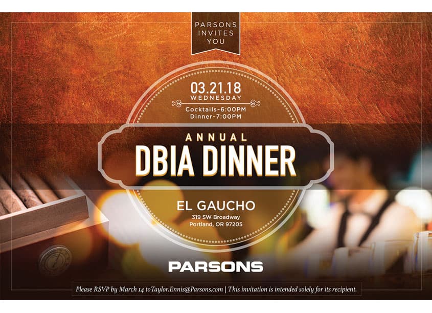 DBIA Dinner 2018 Evite
