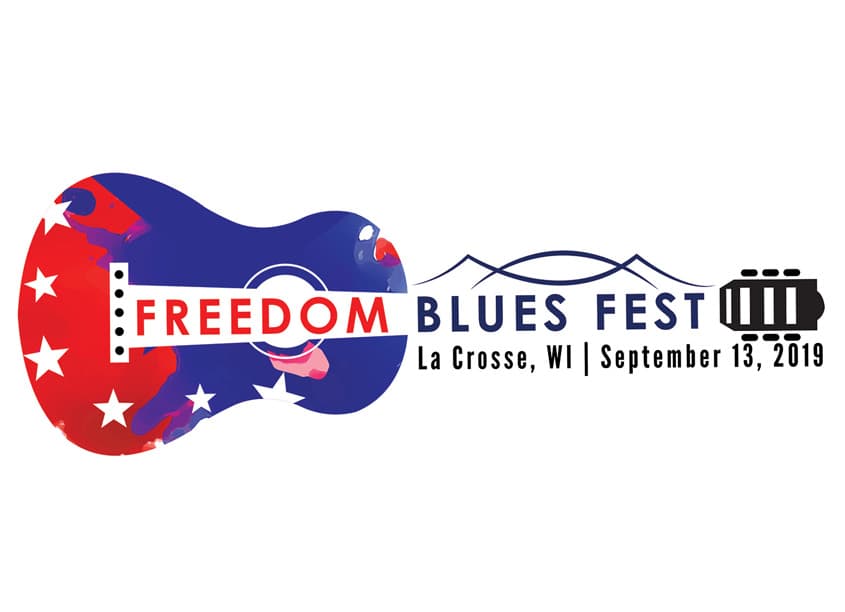 Freedom Blues Fest Logo Design