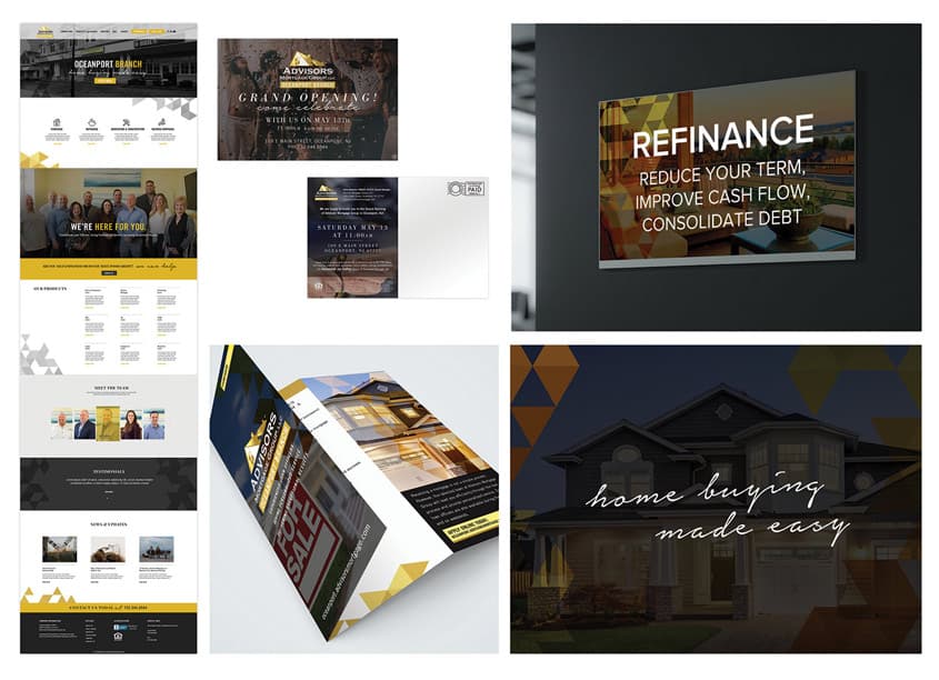 Advisors Mortgage Group Branding