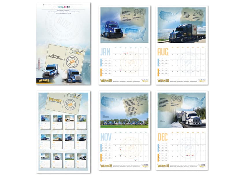 2019 We Keep America Moving Calendar