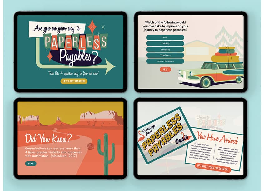 Are You On Your Way To Paperless Payables? — Website & UX/UI Design — by Bottomline Technologies — 2019 GDUSA award winner