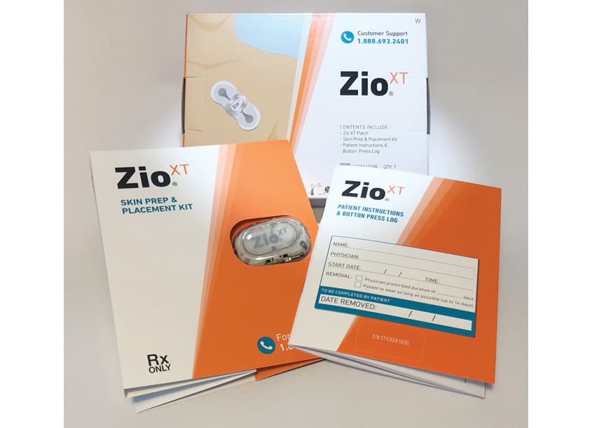 Zio XT Ambulatory Cardiac Monitoring Packaging