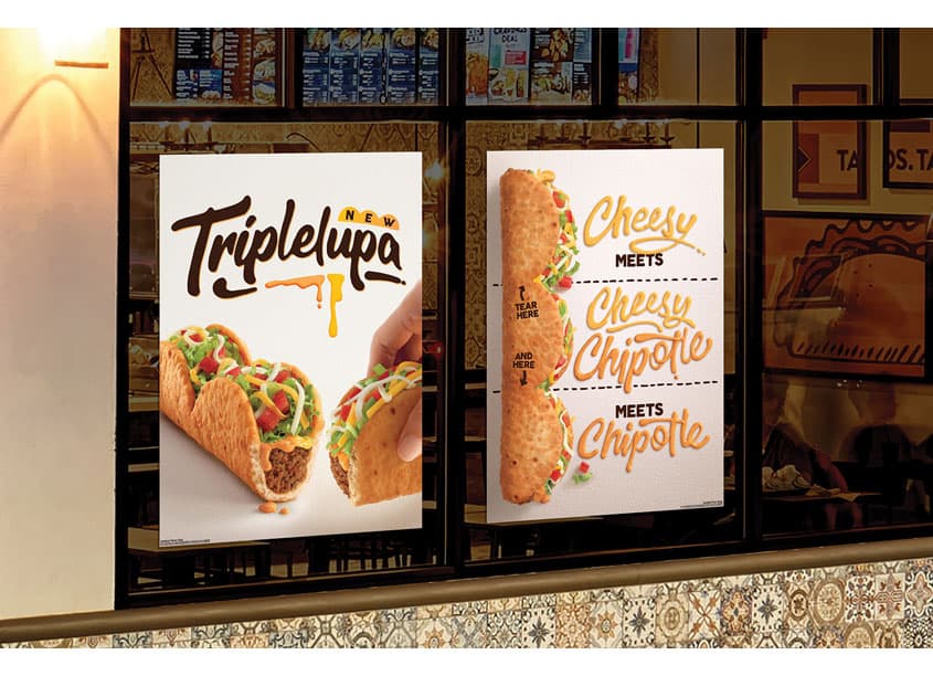 Taco Bell Triplelupa Display