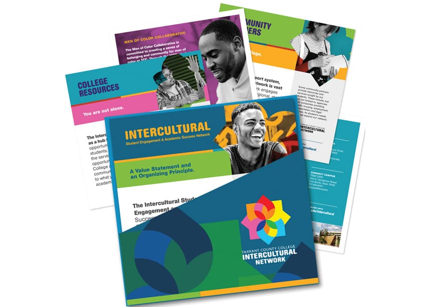Pocket Folder — Publications & Newsletters design — by Tarrant County College District/Graphic Services — 2019 GDUSA award winner