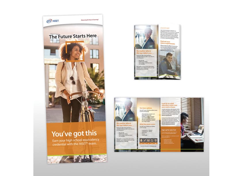 HiSET Barrel Fold Brochure