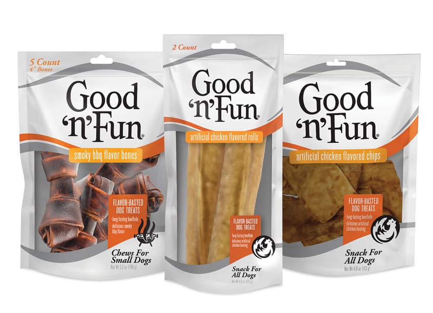 Good �n� Fun Flavor-Blasted Dog Treats — Package Design — by Spectrum Brands - Global Pet Care and Home & Garden — 2019 GDUSA award winner