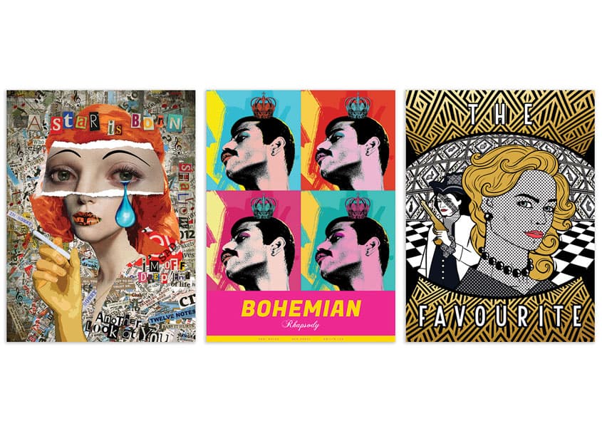 2019 Oscar Pop Poster Series
