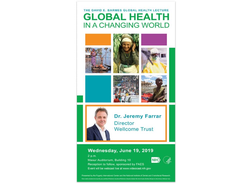David E. Barmes Global Health Lecture Poster