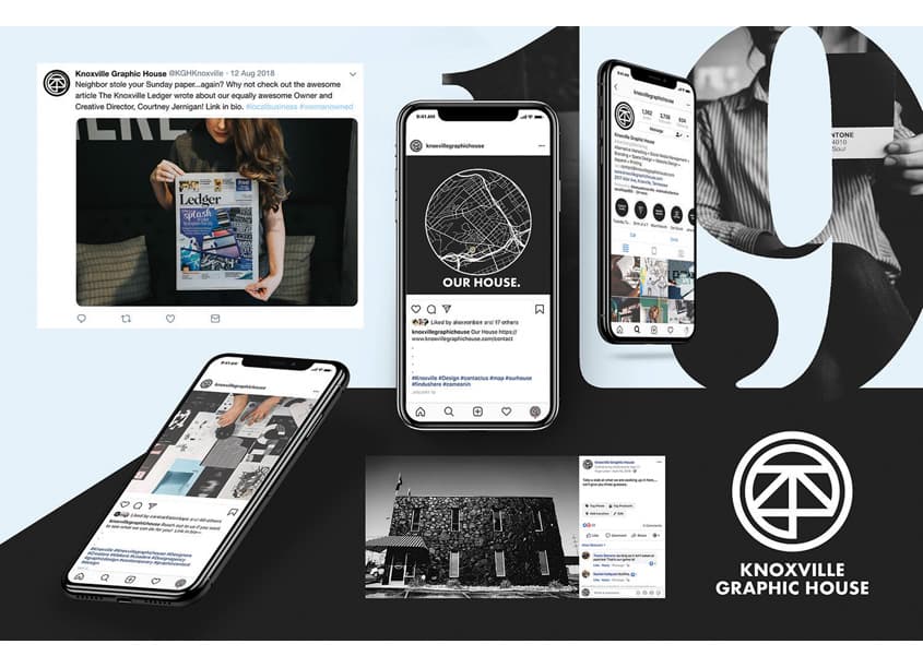 Knoxville Graphic House Social Media
