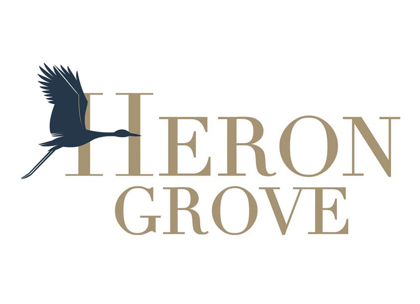 Heron Grove Logo — Branding + Identity Programs design — by David Weekley Homes — 2019 GDUSA award winner