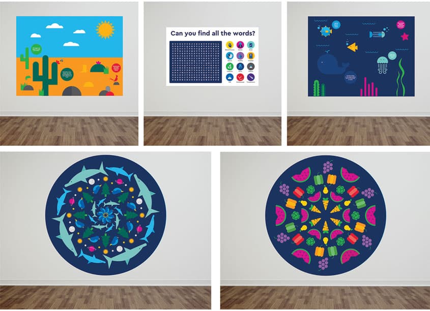 Exam Room Distraction Graphics