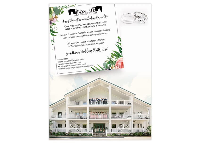 Irongate Equestrian Center Advertisement